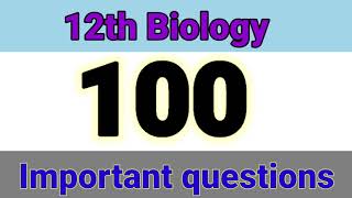 RBSE class 12th biology important questions  part 1  Rajasthan board 12 biology [upl. by Mcknight]