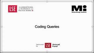 NVivo Tutorials Coding Queries [upl. by Aroon]