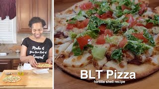 BLT Pizza recipe low carb keto friendly [upl. by Dralliw]