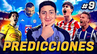 🚨 ¡MIS PREDICCIONES DE LA JORNADA 9 LIGAMX 🚨 [upl. by Noeruat]