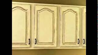 How To Antique White Kitchen Cabinets [upl. by Iolanthe]