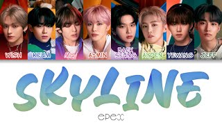 EPEX이펙스  꿈의 능선SKYLINE Color Coded Lyrics hanromeng [upl. by Lawton519]