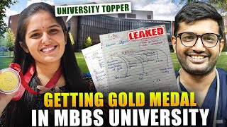 Scientific Hacks to Get Gold Medal in MBBS University Exam With Just 20 Work 🤯🌟 [upl. by Des]