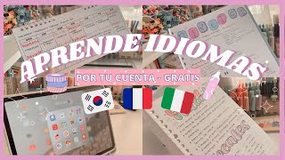 Cómo EMPEZAR UN IDIOMA POR TU CUENTA 📚📝 Self study KOREAN FRENCH etc 🔊📖  material GRATIS 💕 [upl. by Acinnej851]