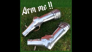 Armour making English arm harness [upl. by Laurene]