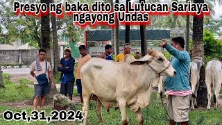 Marami parin mga bumibili kahit UNDAS  Fattining at Patabaing baka [upl. by Deering902]