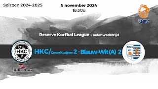 HKCCreon Kozijnen 2  BlauwWit A 2  5 november 2024 [upl. by Vincent54]