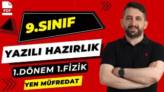 9SINIF FİZİK 1DÖNEM 1YAZILI HAZIRLIK 2024  2025 📌Güncel Müfredat 📂PDF [upl. by Levram]