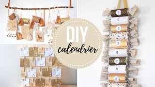 3 DIY  Calendriers de lavent [upl. by Ilonka]