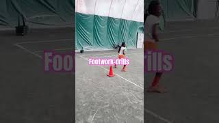 Footworkdrills youtubekids tennistips coach gnitoufootworktips [upl. by Akkire117]