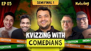 KVizzing with the Comedians India Edition SF1 with Gopal Datt Shantanu Vishwas and ZakirKhan [upl. by Columbyne582]