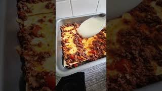 Lasagne 😋 viral viralshort food cooking foryou recipe foryoupage abo [upl. by Odawa]