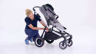 Thule Sleek Demo SingletoDouble Convertible Stroller [upl. by Sedda219]