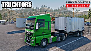 Truk Tronton FUSO Hijau Gandeng Kontainer Logistik  TRUCK SIMULATOR  4K 60FPS  PS5 [upl. by Drahsar]