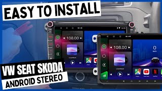 How to install Android Car Stereo into VW Seat and Skoda Cars and Vans [upl. by Atteras]