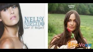 Cardinal Kacey Musgraves x Say it Right Nelly Furtado Timbaland  Mashup  Remix [upl. by Ruosnam341]