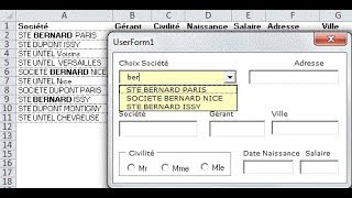 comment créer un formulaire de saisie de données sur excel [upl. by Neumark]