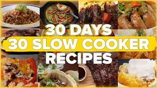 30 Days 30 Slow Cooker Recipes [upl. by Duax]