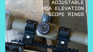 Adjustable Scope rings review [upl. by Harbird]