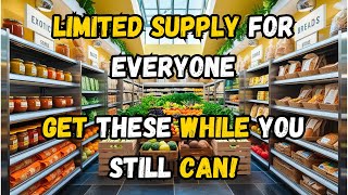 Survival Essentials Prepper Pantry Haul for Food Shortages [upl. by Roderick202]