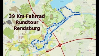 39 km Fahrradtour Rendsburg Komoot Ausblick Kanal – Blick auf die Rader Hochbrücke Runde Rendsburg [upl. by Lanos]