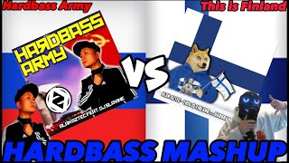 Alan Aztec  This is Finland VS Hardbass Army HARDBASS MASHUP 60FPS [upl. by Leuqram]