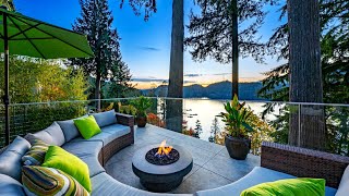 75M Remarkable West Coast Waterfront Residence with Panoramic Views in Belcarra BC Canada [upl. by Htebsle]