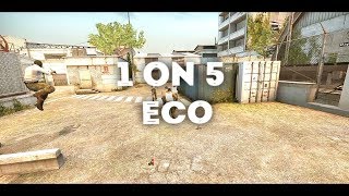 CSGO  Exo goes ESEA 1on5 eco Clutch [upl. by Lorilyn562]