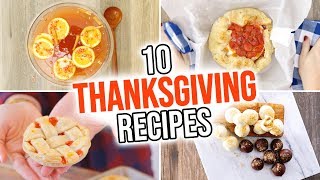 10 Easy Thanksgiving Recipes  Appetizers amp Desserts  HGTV Handmade [upl. by Anwadal]