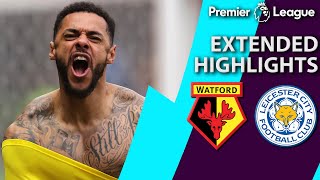 Watford v Leicester City  PREMIER LEAGUE EXTENDED HIGHLIGHTS  3319  NBC Sports [upl. by Carisa]