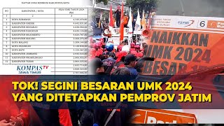 UMK Jatim 2024 Resmi Ditetapkan Berikut Detail Lengkap Besaran Kenaikannya Per Daerah [upl. by Vivyanne]