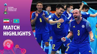 IR Iran v Kazakhstan  FIFA Futsal World Cup 2021  Match Highlights [upl. by Hardin]