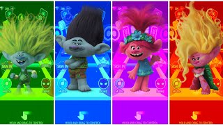 Trolls Clay Branch Queen Poppy amp Viva Play in Color 3D Dancing Hop [upl. by Demmer]