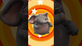 Elephant cartoon for kids  Animal songs shorts [upl. by Noyart365]