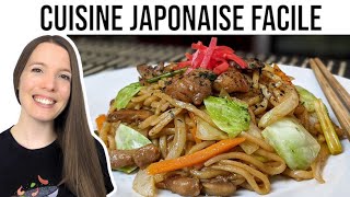 NOUILLES SAUTÉES JAPONAISES  YAKISOBA  RECETTE FACILE YAKISOBA NOODLES  HOP DANS LE WOK [upl. by How]