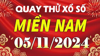 Quay thử xổ số miền nam hôm nay ngày 5112024 xs Bến Tre xs Vũng Tàu xs Bạc Liêu [upl. by Atsyrc]