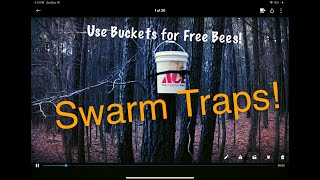 Beekeeping for Beginners  Cheap Swarm Traps for Free Bees [upl. by Holcomb222]