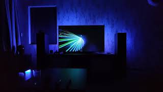 Philips Hue Gradiant lightstrip Demo [upl. by Nnairret]