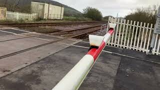 Penybedd Level Crossing Carmarthenshire 291024 [upl. by Alliuqaj]