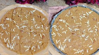 Winter Special Easy and Quick Nasen ki Barfi food recipe [upl. by Eednahs]