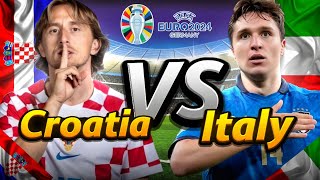 ITALY vs CROATIA  UEFA EURO 2024 [upl. by Gerhardine]