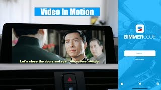 BMW Bimmercode Video In Motion [upl. by Eedna]