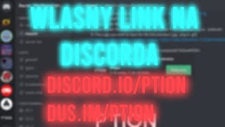 Własny link na serwer Discord  Od zera do serwera  3 [upl. by Ivens822]