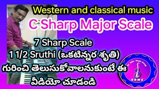 7 Sharp Scale C Sharp Major Scale [upl. by Sidky]