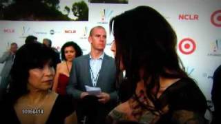 Kat Von D Interview in Spanish  the 2009 ALMA Awards [upl. by Ruyam]