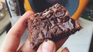 брауни из черной фасоли веган  vegan black bean brownies [upl. by Tobi606]