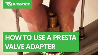 How to Use a Presta Valve Adapter [upl. by Nauaj]