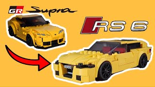 76901 Audi RS6  Lego Speed Champions Alternative MOC Tutorial [upl. by Born]