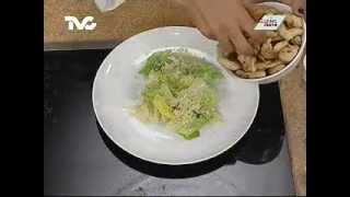 Receta para preparar Ensalada César [upl. by Aleron]