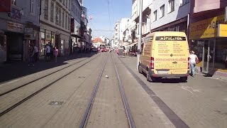 Tram line 1  tram ForCity cabview Bratislava Slovakia [upl. by Nore403]